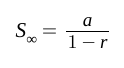 When

( -1 < r < 1 )