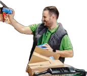 <p>to fill or replenish shelves with products. </p><p></p>