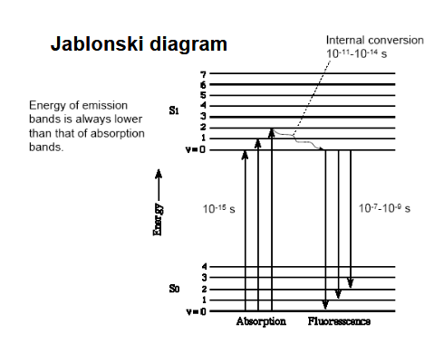 <p>Jablonski diagram</p>