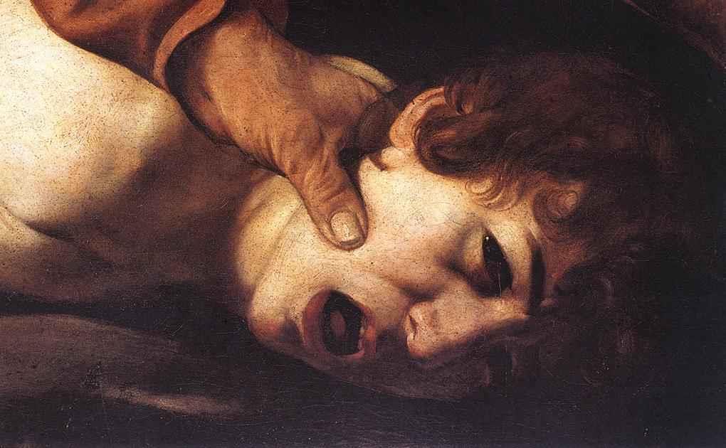 <p>Caravaggio,</p><p>Obětování Izáka,</p><p>1603</p><p class="has-focus">+ detail</p><p></p>