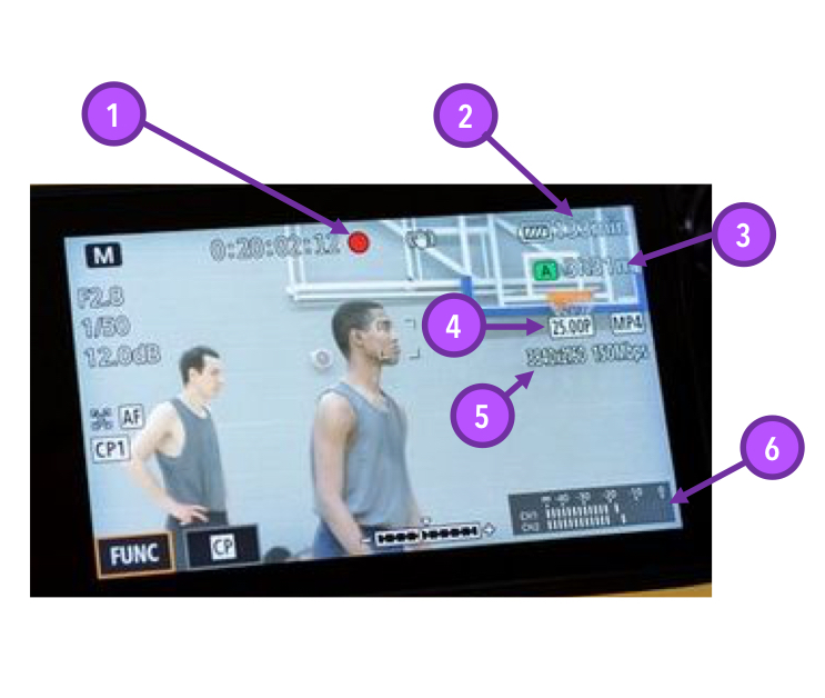 <p>What is the purple #3 pointing to</p>