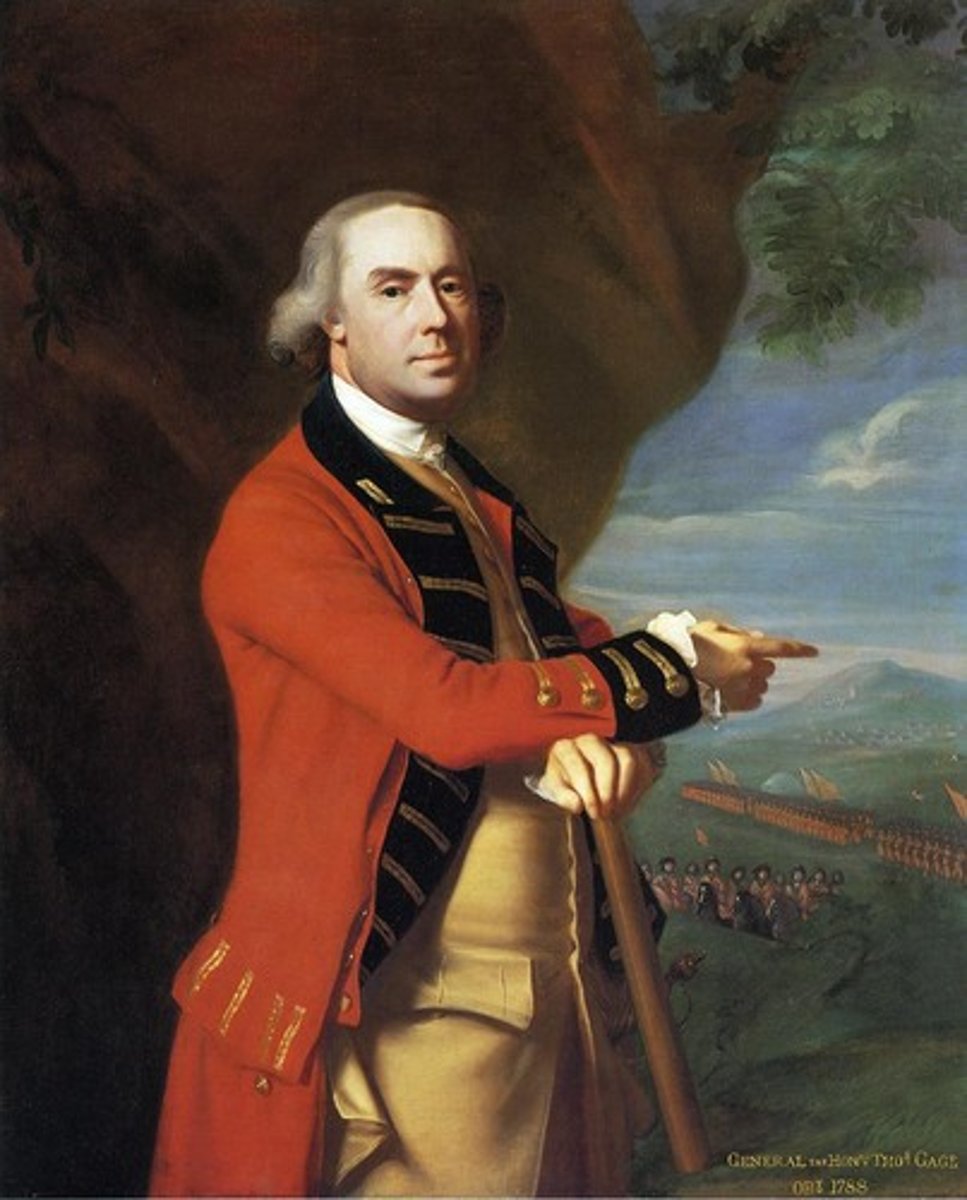 <p>British General in charge of all British troops in North America.</p>