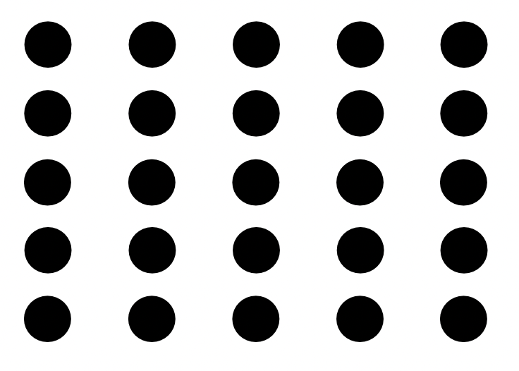 <p><span>Pieces of information that are close together in space are bound together</span></p><p>If you have these individual units, how do you bind these together?</p><ul><li><p><span>Rows? Columns? Some other way?</span></p></li></ul><p>However if you group them together by proximity (if the circles in the columns were further apart), you would see them as columns</p>