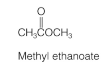 <p>first carbon chain name + second carbon chain name + “ate”</p>
