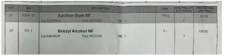 <p>Component receipt</p><p>Upon receipt of components other than conventionally manufactured goods, the ——- must be reviewed to ensure that the component has met the acceptance criteria in an appropriate USP-NF monograph, if one exists. What information should be documented?</p>