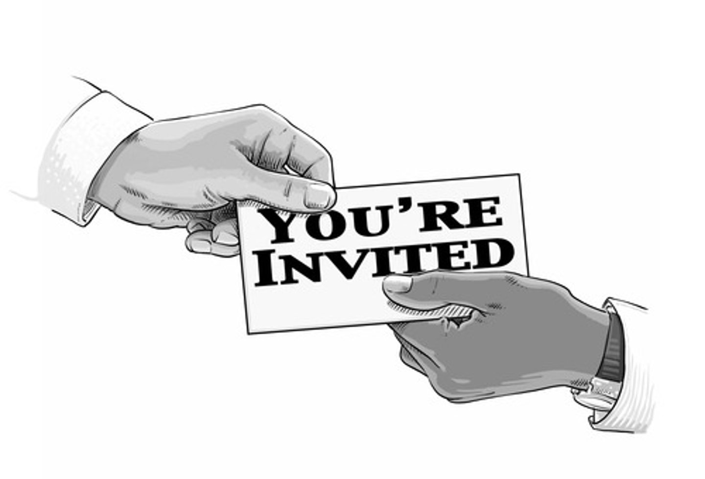 <p>to invite</p>