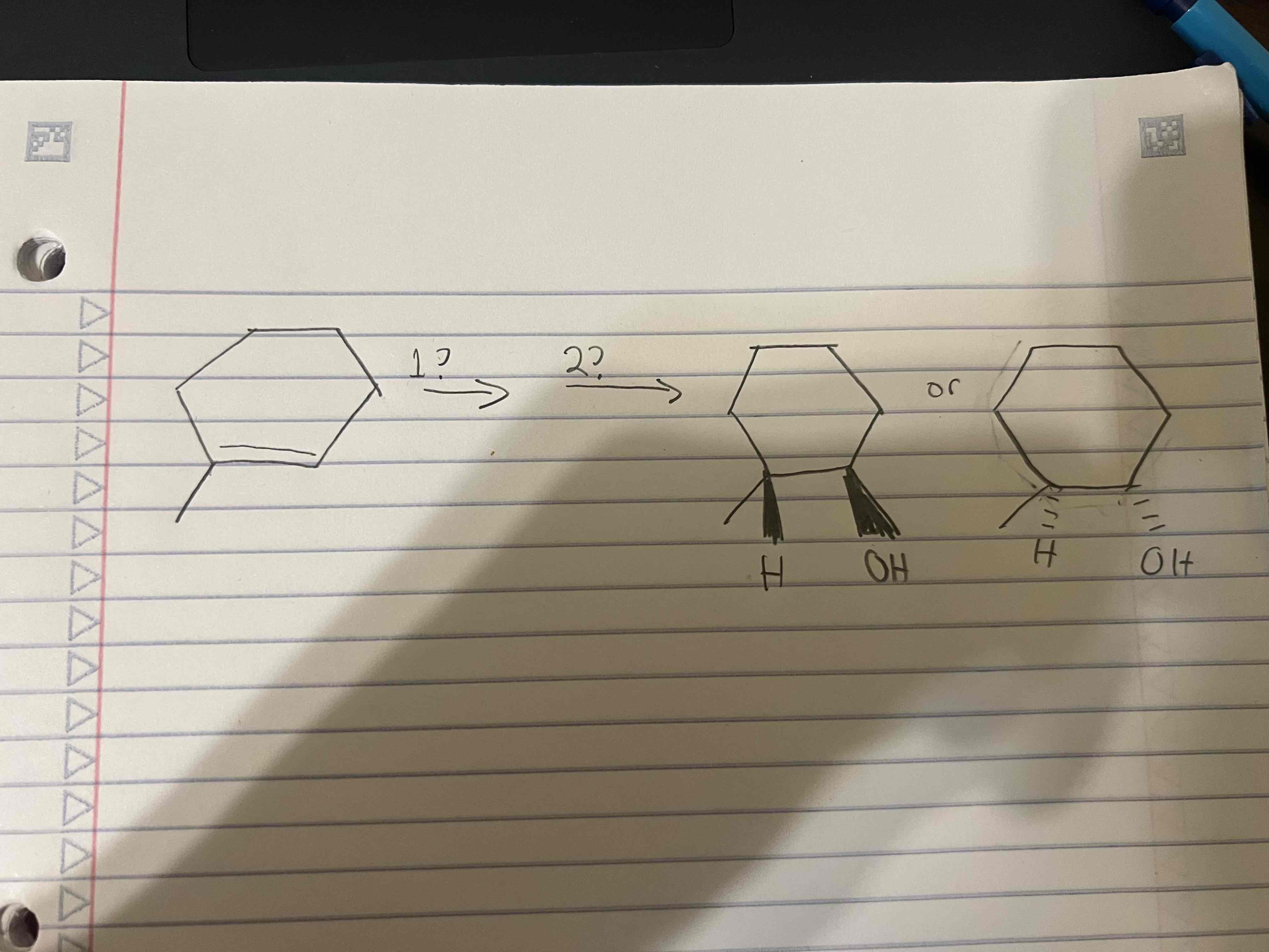 <p>What are the reagents and molecules used in this reaction.</p>