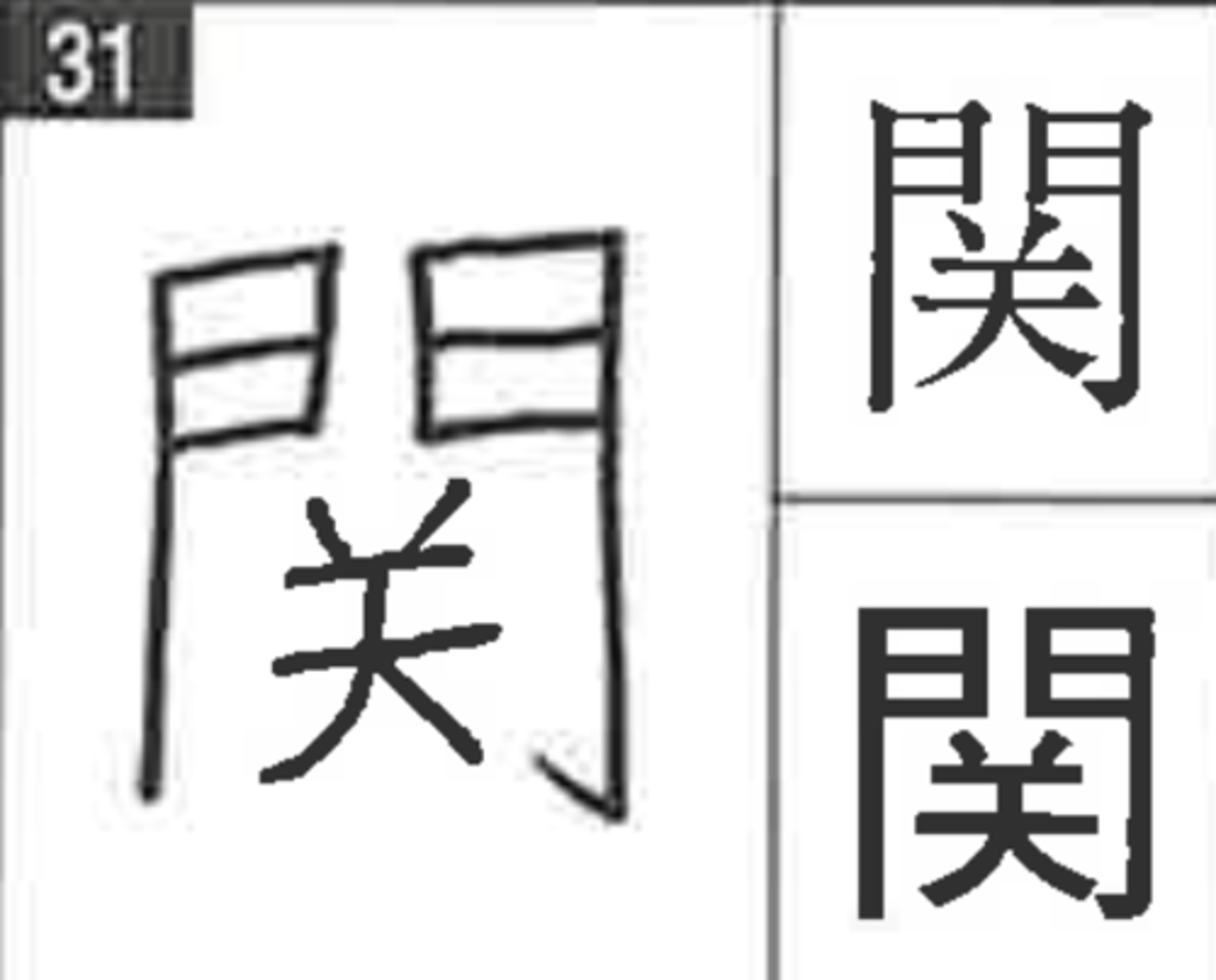 <p>カン、カンサイ、カントウ</p>