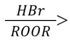 <p>This specific reagent. It utilizes any Peroxide (ROOR)</p>