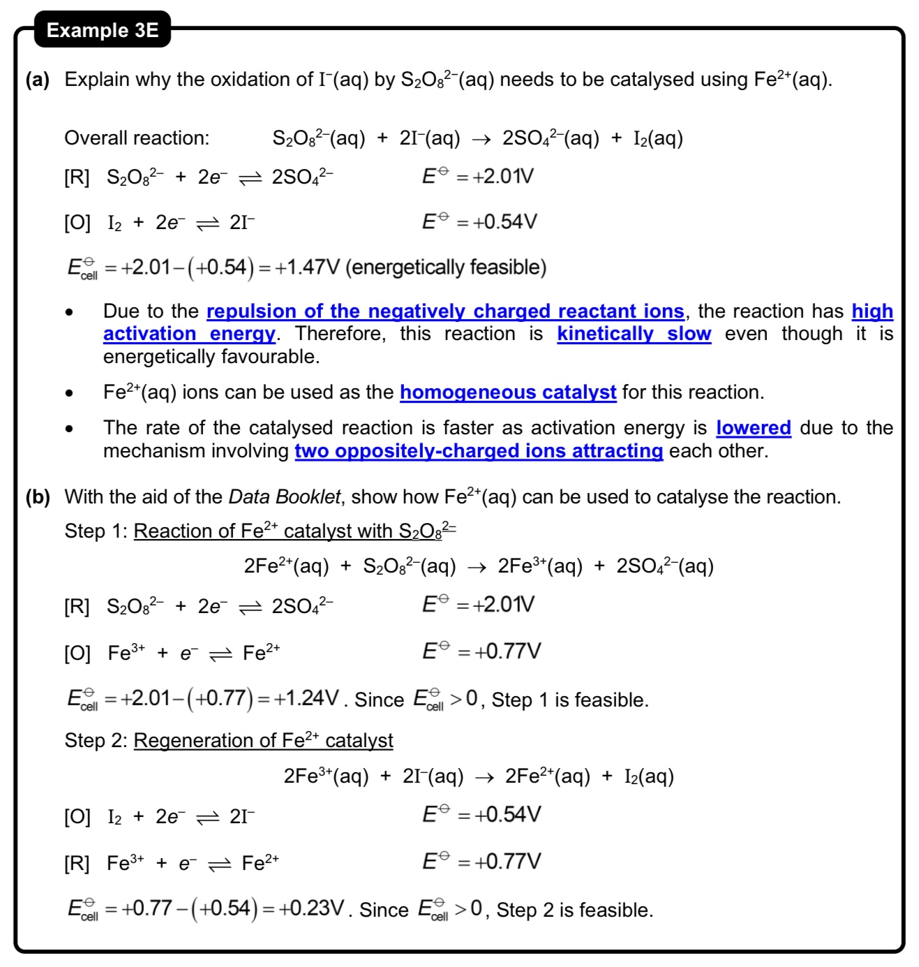 <p>→ HETERO: They have partially filled 3d orbitals which allow the reactant particles to be adsorbed onto the catalyst surface.</p><p>→ HOMO: Transition metal ions can exist in different oxidation states and can undergo conversion from one oxidation state to another relatively easily. </p>