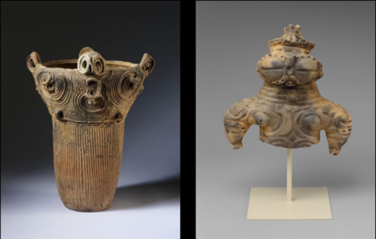 <p>14,000 - 300 BCE, salmon-oriented along rivers and seacoasts, small communities in pit houses, survived by hunting, fishing, and gathering.</p><p>Known for their pottery, including simple jars and bowls, later figurines</p>