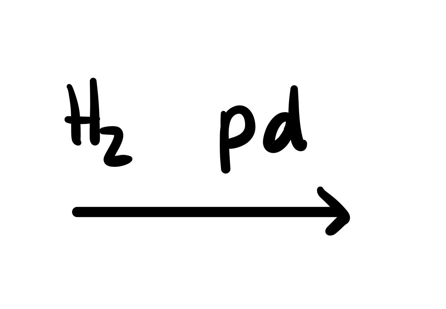 <p>H2, Pd - double bond leaves </p>