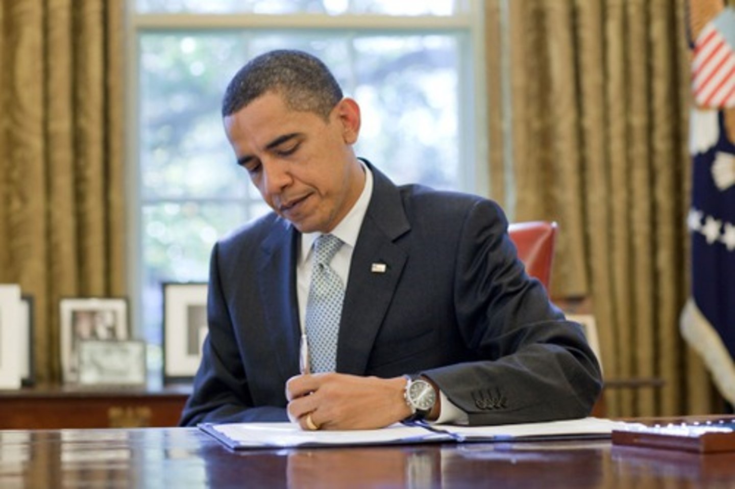 <p>(n./vb.) An official order or command; to authorize or require</p>