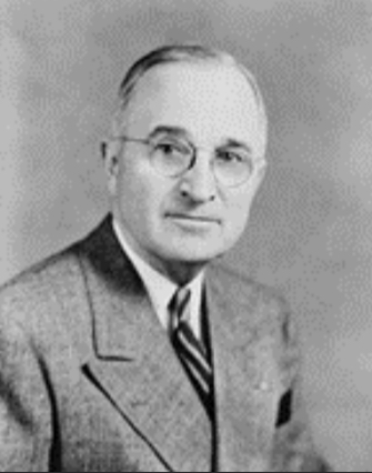 <p>Harry S Truman</p>