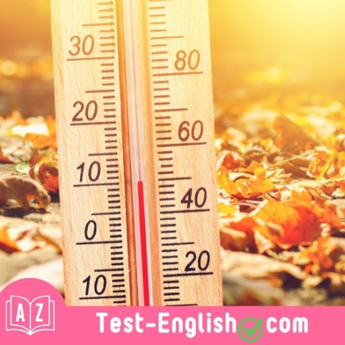 <p>It's _____ outside. It's not cold really, but you should wear a jacket.</p>
