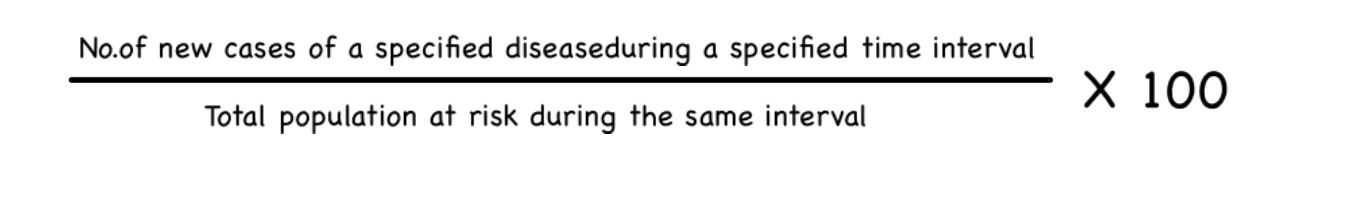 <p><span>It is the incidence rate used only when the population is exposed to risk for a limited period of time .e.g. ,during an epidemic</span></p>