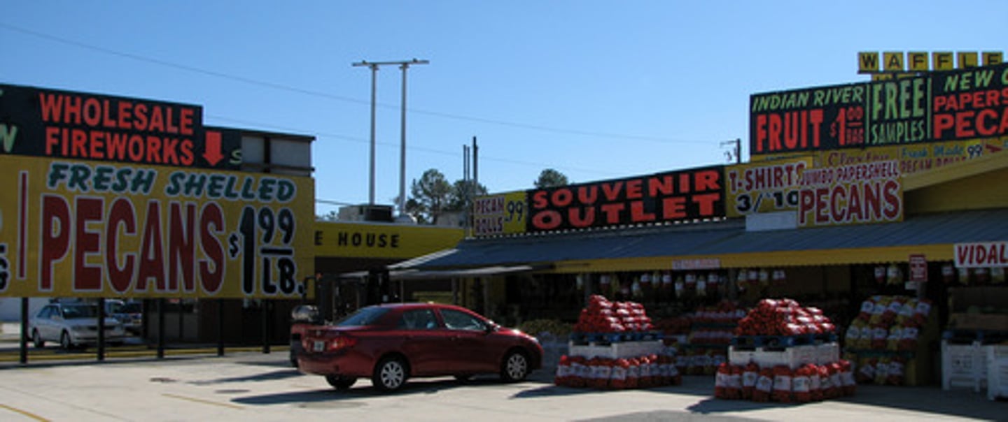 <p>A place designed to attract tourists and make money</p>