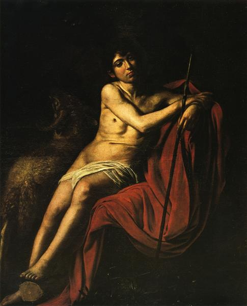 <p><strong>Duas pinturas de São João Batista </strong><span><strong>1602</strong></span>→ bastante semelhantes com a figura envolvida num manto vermelho</p><p>(FIM DA SEGUNDA FASE)</p>
