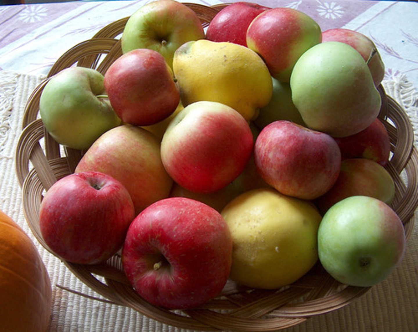 <p>the apples</p>