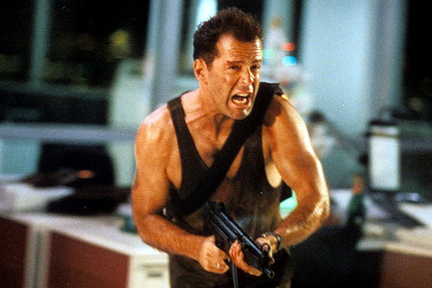 <p>a type of film in which a lot of exciting things happen. It includes fighting, shooting guns, etc.</p>