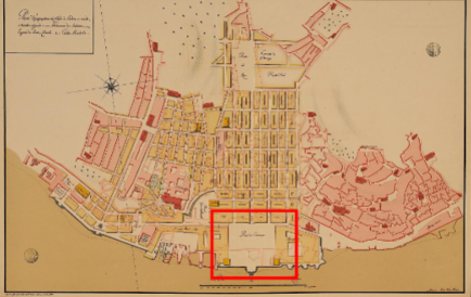 <p>Architect: <span>Eugenio dos santos and carlos Mardel</span></p><p>Name: <span>plan for the reconstruction of Lisbon</span></p><p>Location: </p><p>Year: 1758</p>