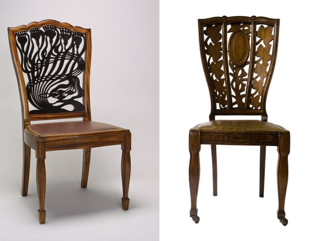 <ul><li><p><span>first designer whose historical precedents were sufficiently subdued for the new style to show clearly</span></p></li><li><p><span>Considered a proto-Art Nouveau designer of the Arts and Crafts movement, he produced asymmetrical designs with undulating stalks and wind-swept, flame-like characteristics. </span></p></li><li><p><span>His designs, however, were still confined to flat planes and very two-dimensional.&nbsp;</span></p></li></ul><p></p>