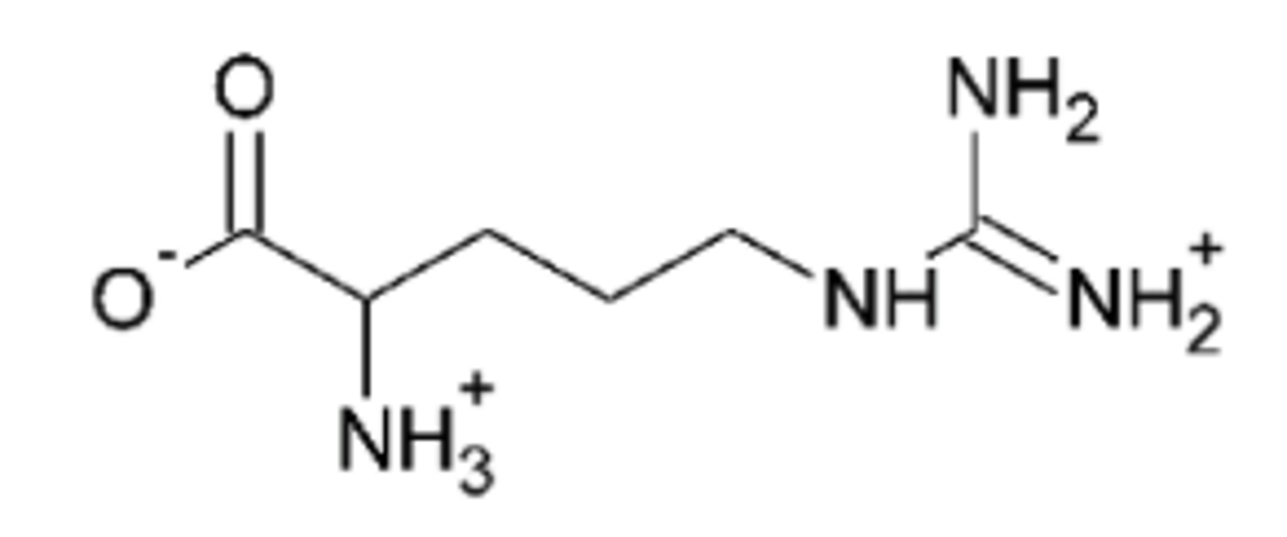 <p>What is this amino acid? Name the full amino acid, the three word abbreviation, and one letter abbreviation. If this amino acid has a side chain with a pKa value, include this value.</p>