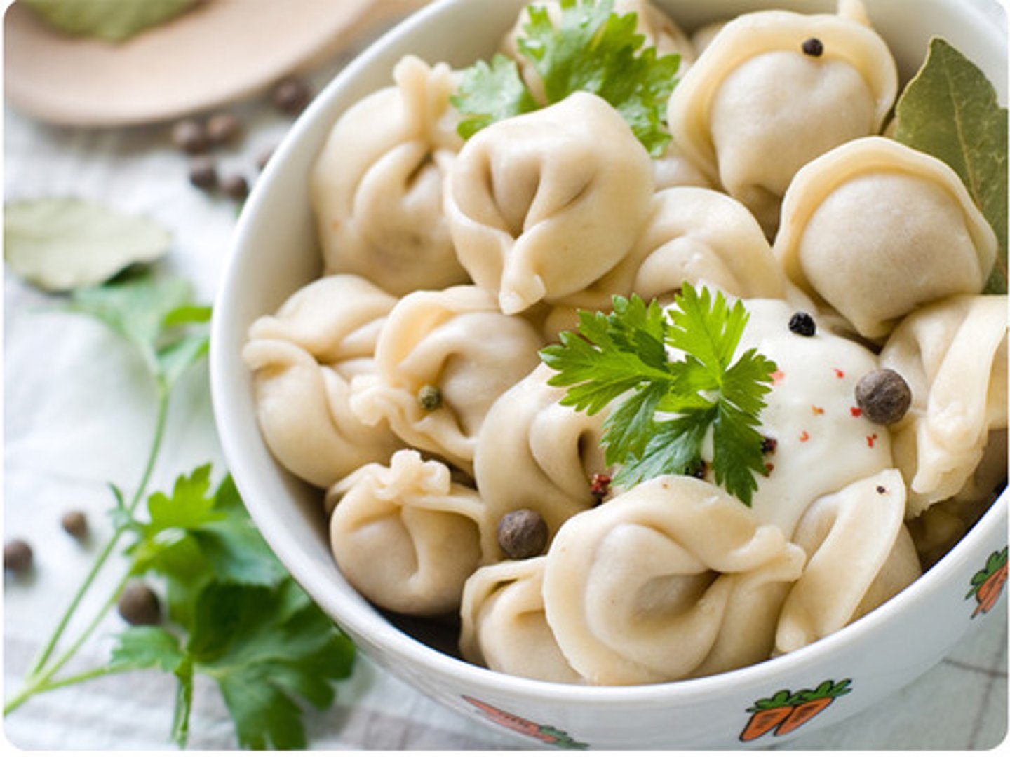 <p>PELMENI / RUSSIAN RAVIOLI</p>