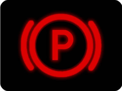 <p>Parking brake light</p>