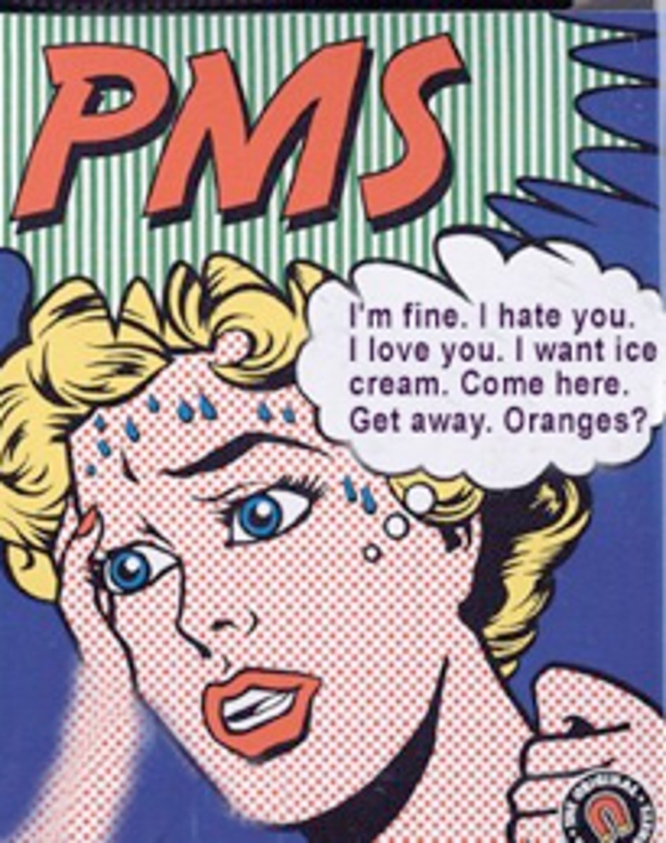 <p>syndrome involving physical and emotional symptoms occurring in the 10 days before menstruation</p>