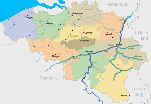 <p><span>Welke zijrivier van de Maas ontvangt het water van Amblève en Vesder?</span></p>