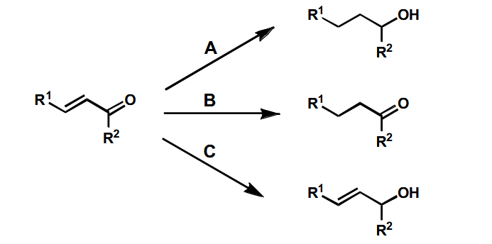 <p>First one is easily done by LiAlH<sub>4</sub> or catalytic hydrogenation.</p>