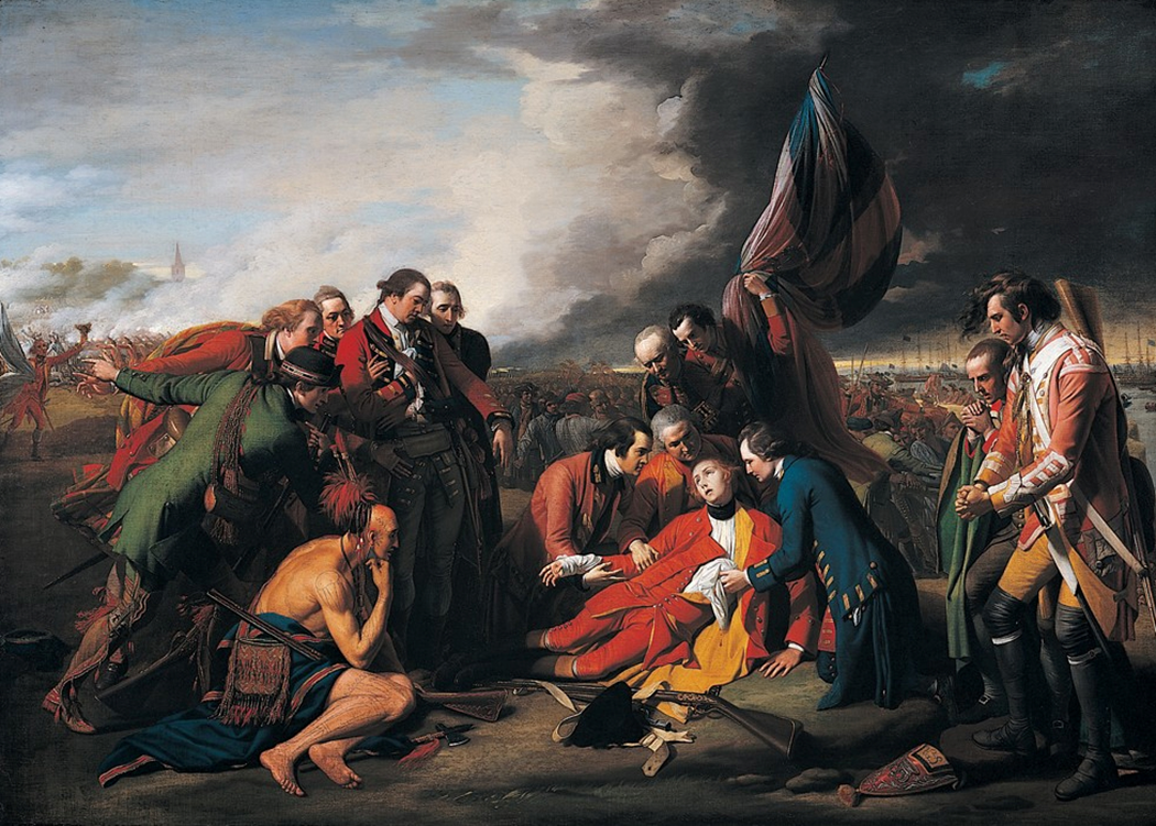 <p>Benjamin West - The Death of General Wolfe, 1771</p>