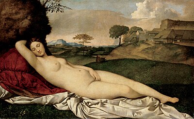 <p>most famous of the Venetian renaissance painters (Sleeping Venus)</p>