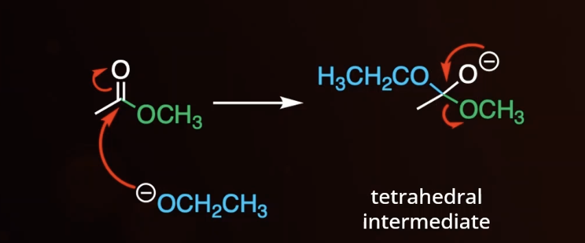 <p>transesterification </p>
