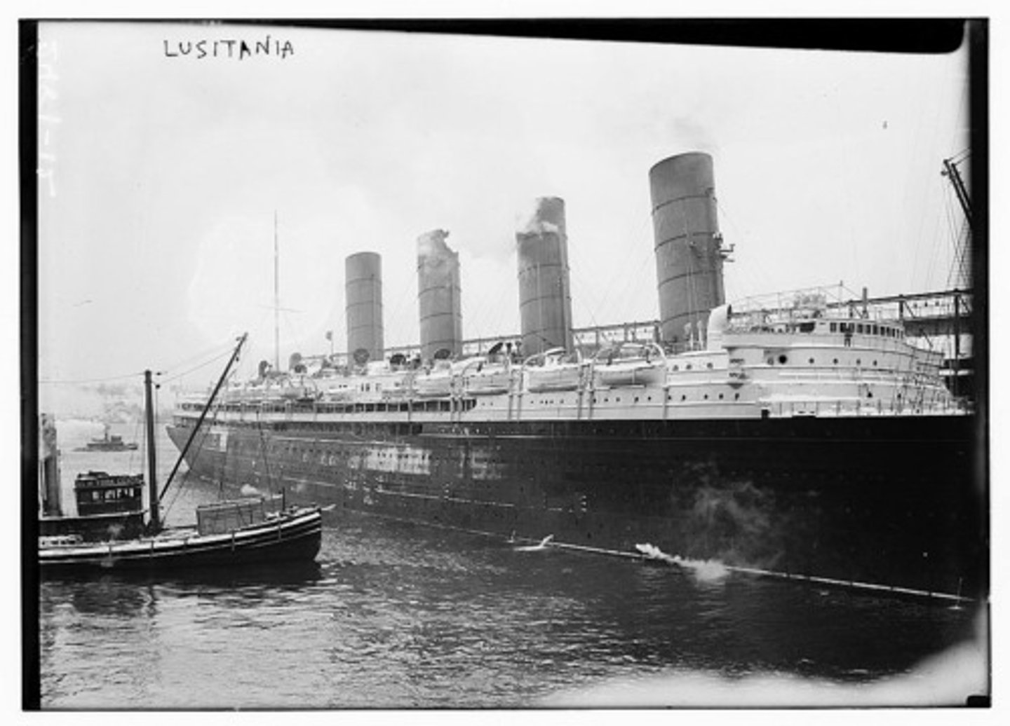 <p>-1915: Lusitania sunk by Germans (killed 125 Americans) -President Wilson sent ultimatum to Germans (you don't change your ways with subs, we're your enemies) -Germans did change, but reverted back to their ways in 1917 -Zimmerman telegram (created by Germans to provoke a war between Mexico and US to distract them) in 1917 was the trigger, then US declared war on Germany</p>