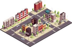 <p>un segmento de calle entre dos esquinas (a block)</p>