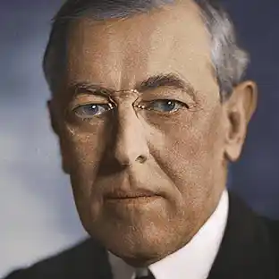 <p><span><span>was an American politician and academic who served as the 28th president of the United States from 1913 to 1921</span></span></p>