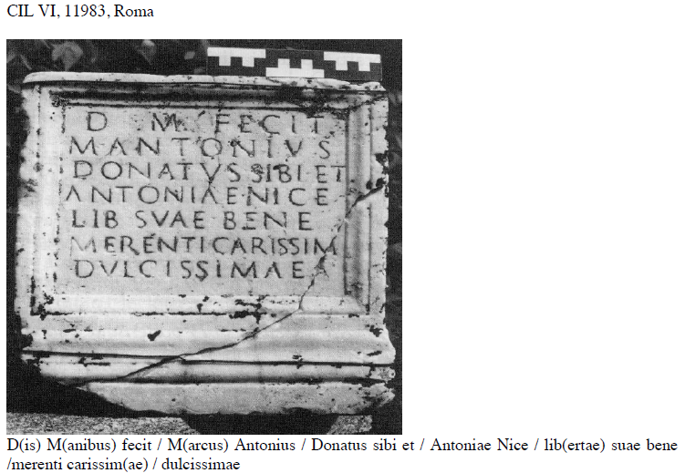 <p>CIL VI, Roma</p>