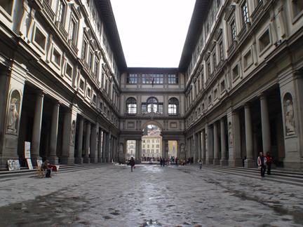 <p>Building</p><p>Uffizi Palace</p><p>1560-1581</p><p>art museum in Florence that has the world&apos;s finest collection of Italian Renaissance painting, particularly of the Florentine school. It also has antiques, sculpture, and more than 100,000 drawings and prints.</p>