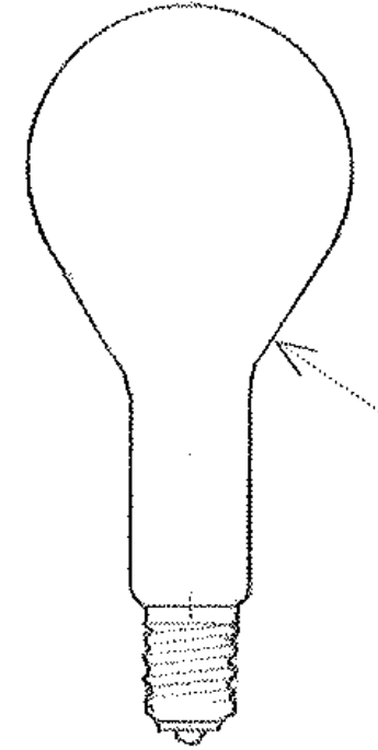 <p>Pear-shaped bulb for large incandescent lamps</p>