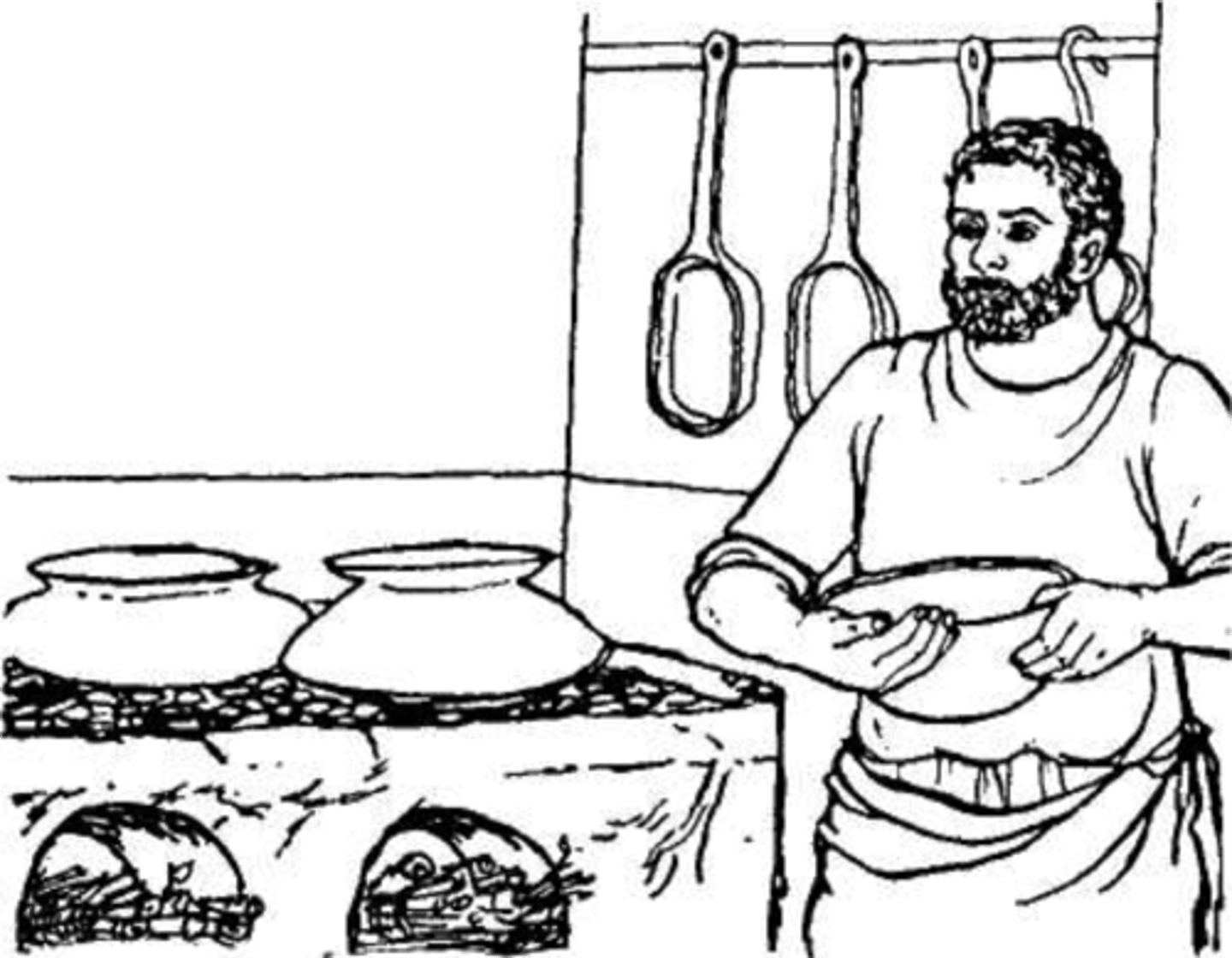 <p>I am a chef.</p><p>I cook dinner.</p>