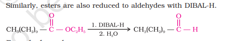 <p>RCN + SnCl₂ + HCl → RCH=NH →[H₂O]RCHO</p><p>CH<span>₃-</span>CH₂-CN→ [SnCl₂+HCl] CH₃-CH₂-CH=NH→ [H₃O<span>⁺] </span>CH₃-CH₂-CHO</p><p></p><p></p><p>CH₂=CH-CN → [DIBAL-H] CH₂=CH-CH=NH → CH₂=CH-CHO (not stephen’s reaction)</p><p>CH₂=CH-CN → [SnCl₂+HCl] CH₃-CH₂-CHO</p><p></p>