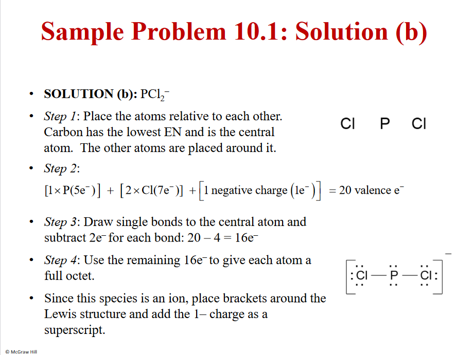Remember!! Add - or + - adding or taking away an e

Dosen’t matter were you put the extra electron