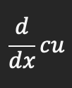 <p>Derivative for a constant multiple</p>