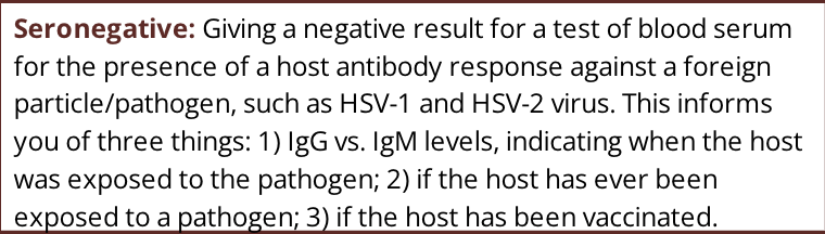 <ul><li><p>a subunit vaccine was developed which was composed of a prominent structural protein of HSV-2</p></li><li><p>this vaccine showed promise in early clinical trials, with reported efficacies of &gt;70% in women who were seronegative for both HSV-1 and HSV-2 at the beginning of the trial</p></li><li><p>a subsequent larger clinical trial however showed much lower efficacy (20%) and no protection from infection by HSV-2</p></li></ul><p></p>