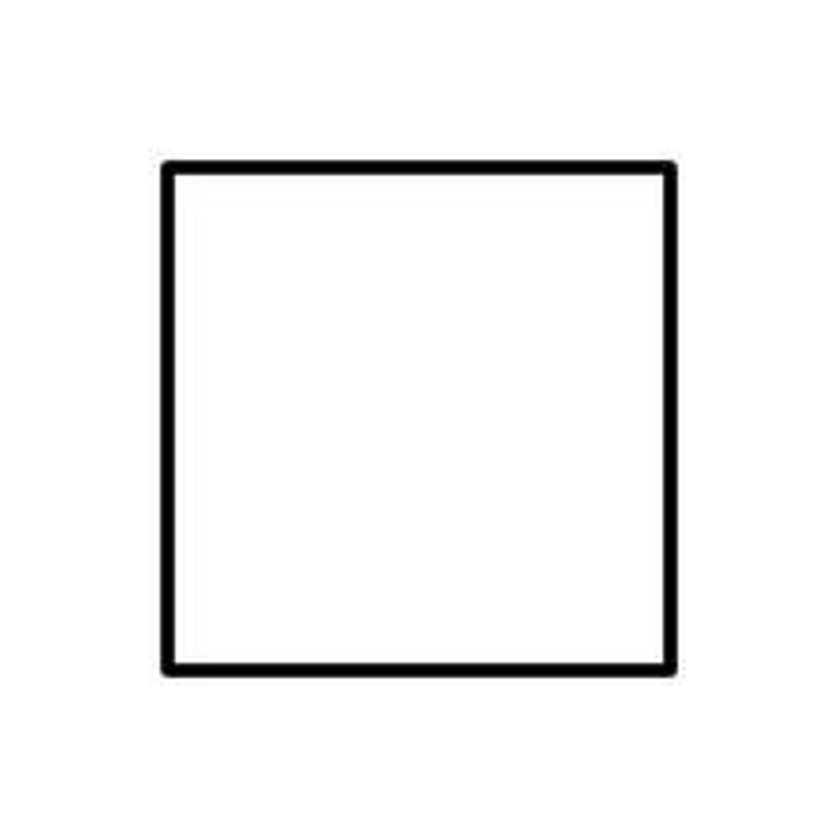 <p>Unshaded square.</p>