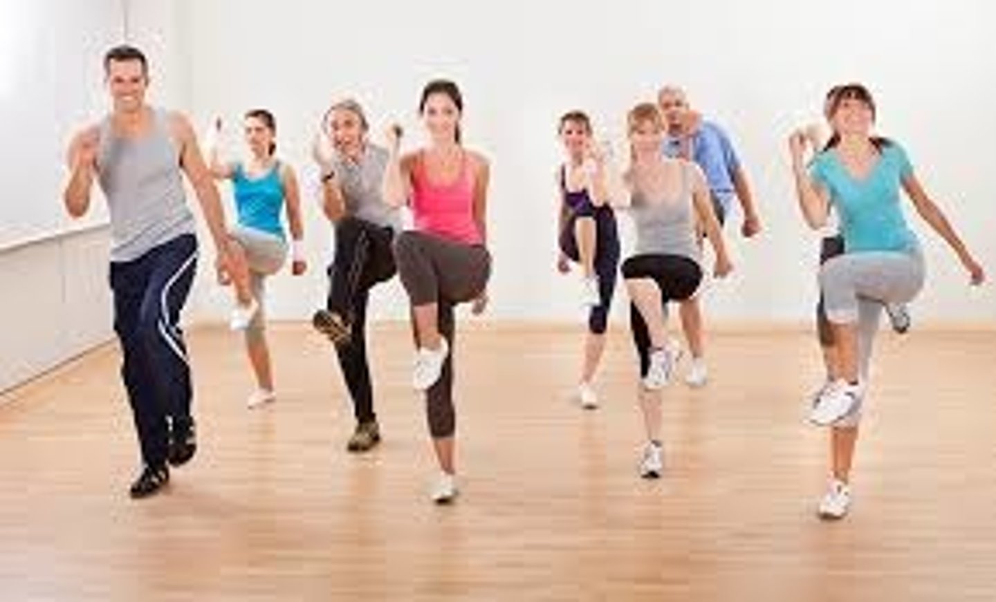 <p>aerobic class</p>