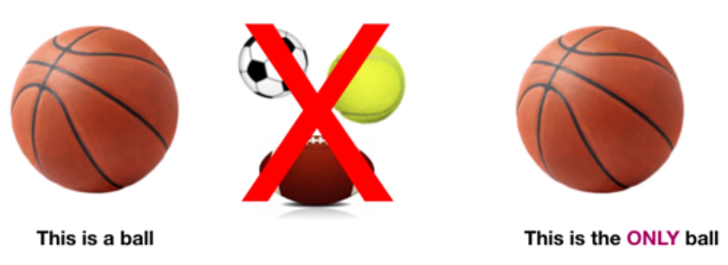 <p>the failure to apply a new word more generally to objects that are included within the meaning of the word.</p>