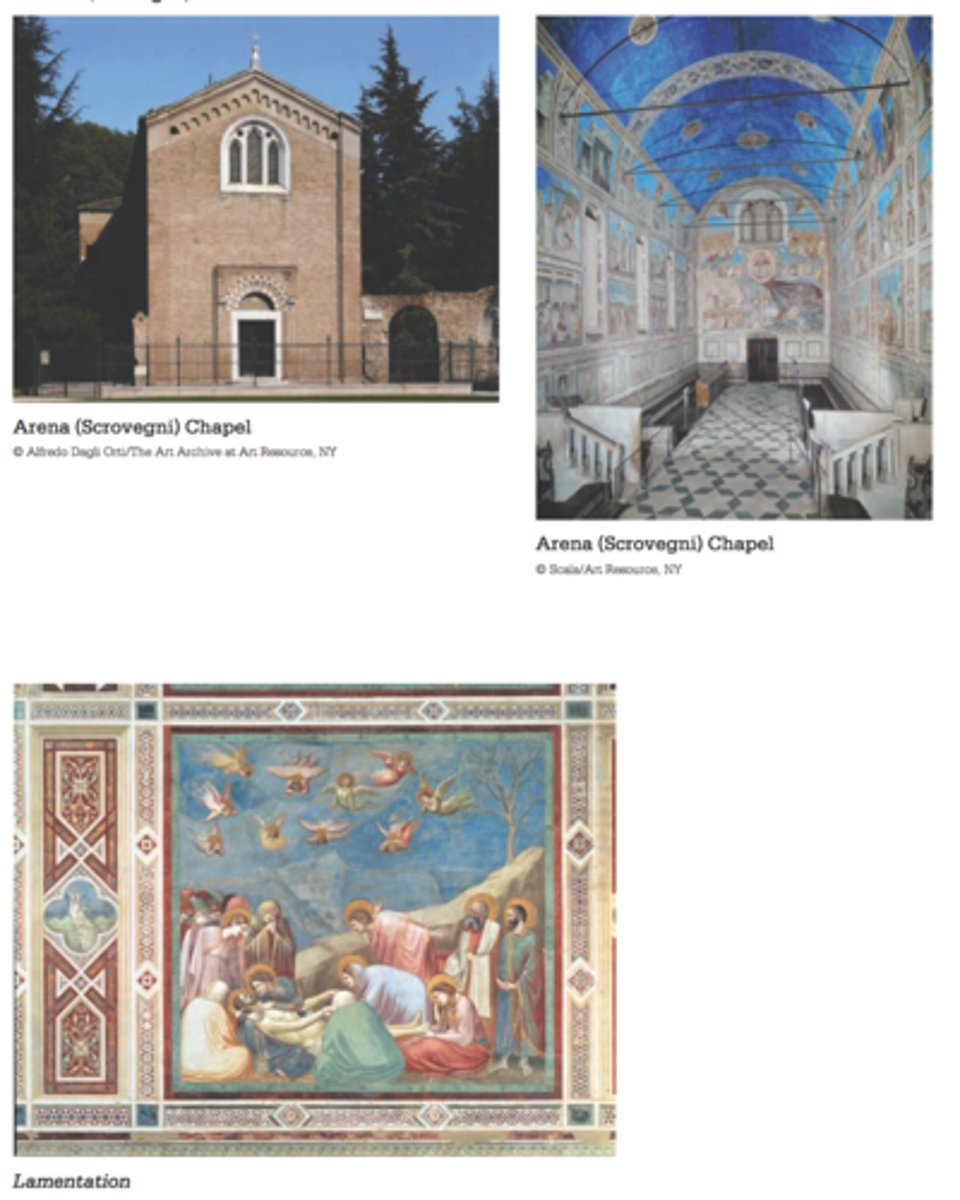 <p>Proto-Renaissance, Giotto di Bondone</p><p>c. 1303 C.E.</p><p>Brick</p>